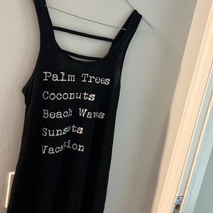 Vacation beach cover up Dress Size Medium